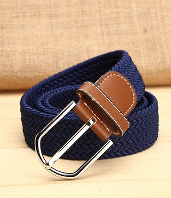 Elastic Woven Men's Belt in 26 Style