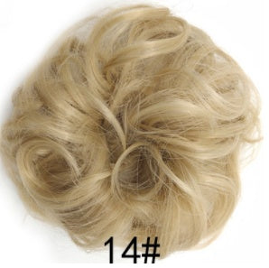 New Trendy Design Women Wavy Curly Messy Hair Bun Synthetic in M4 30