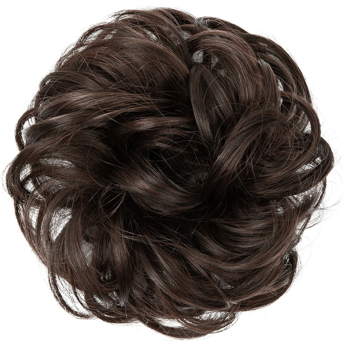 High-temperature Silk Hair Tie Women's Bun Elastic Hairband Voluminous Natural Curls in 10H24B