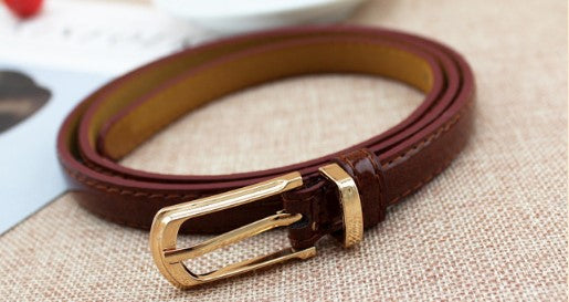 Ms. Special Offer Micro Belts Candy Pin Buckle All-match Multicolor Optional Korean Dress Pants Female