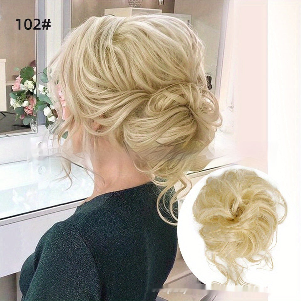 Ponytail Wig Female Short Hair Grip High Natural & Fluffy Simulation in 18 Style