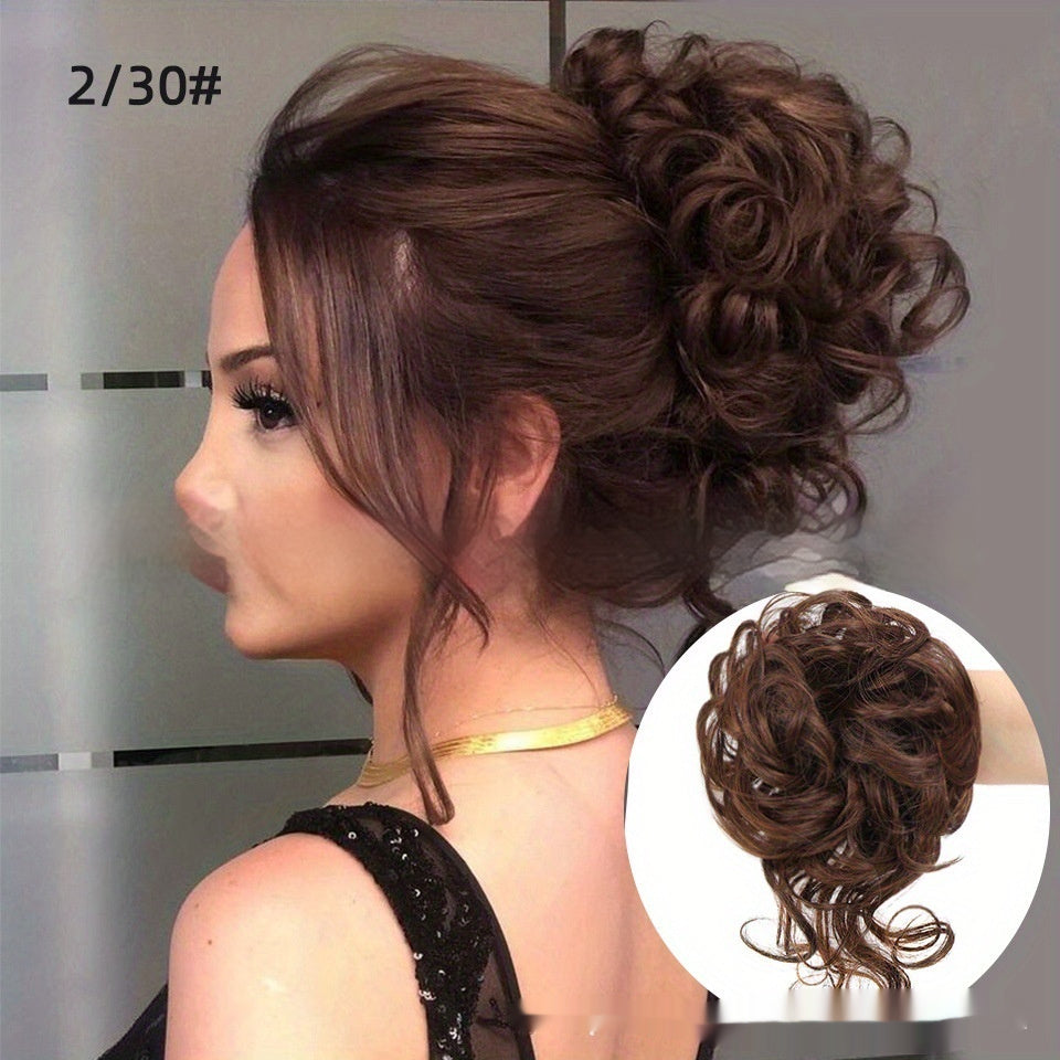 Ponytail Wig Female Short Hair Grip High Natural & Fluffy Simulation in 6 Style