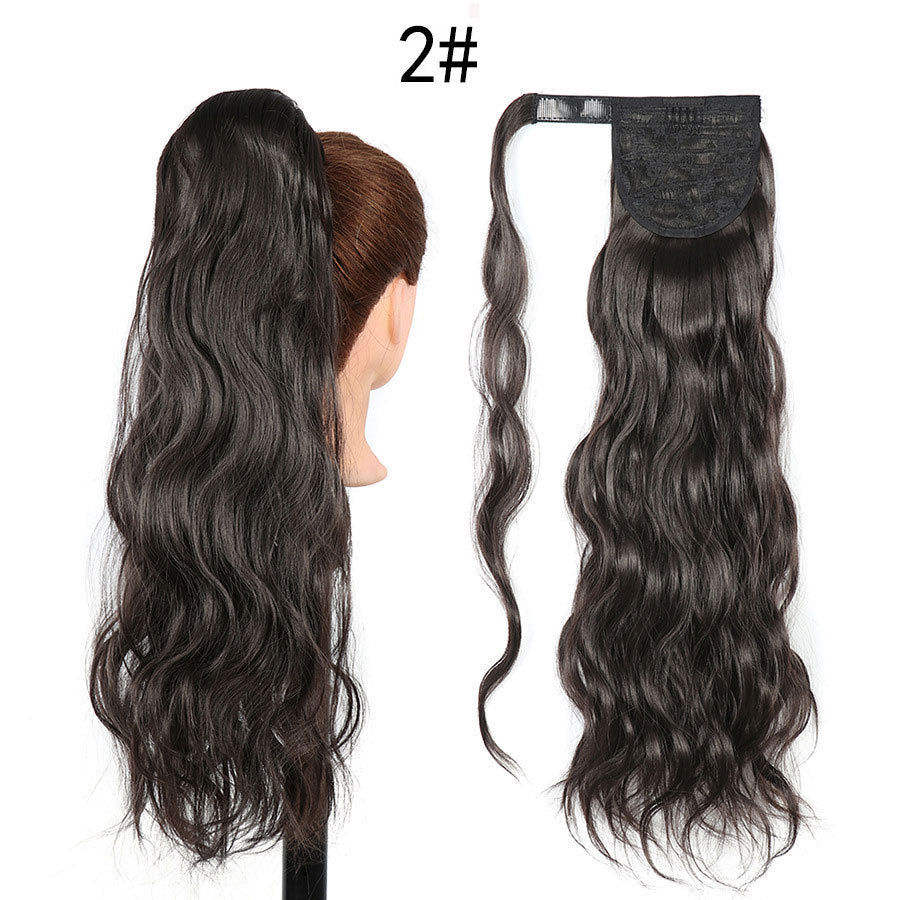 Invisible Velcro Big Wave Ponytail Curly Hair in F27613