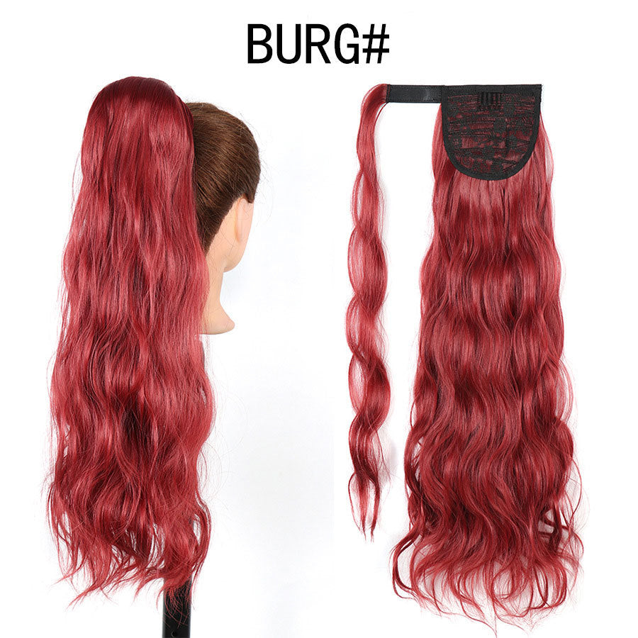 Invisible Velcro Big Wave Ponytail Curly Hair in 25