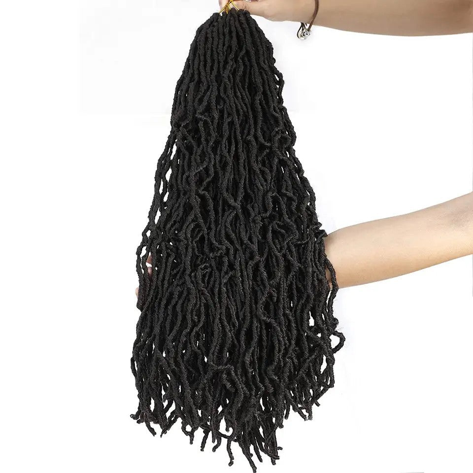 Earthworm Crochet Wig Nulocs Braiding Hair Dreadlocks in 4style