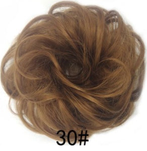New Trendy Design Women Wavy Curly Messy Hair Bun Synthetic in M2 33