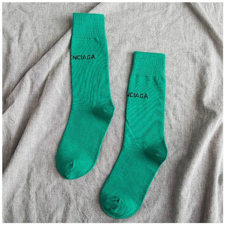 Balenciaga0 Women's Socks in Green