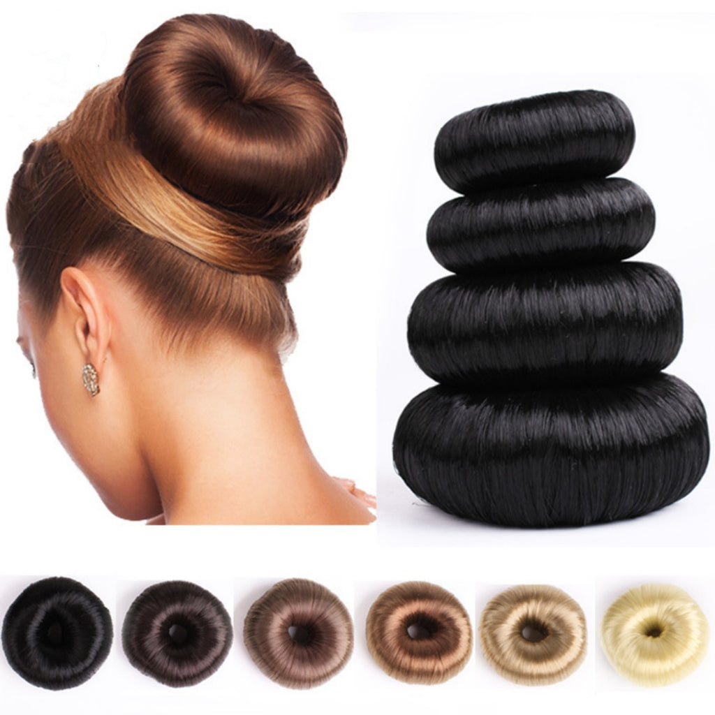 Fashion Donut Wig Updo Hair Accessories in 1 Black 10g