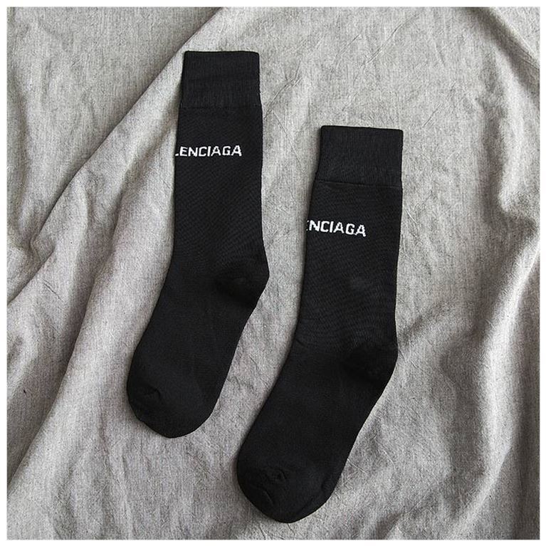 Balenciaga0 Women's Socks in Black