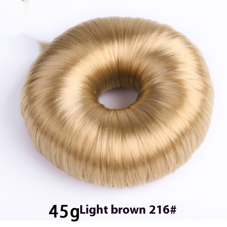 Fashion Donut Wig Updo Hair Accessories in 026 Rice White 10g