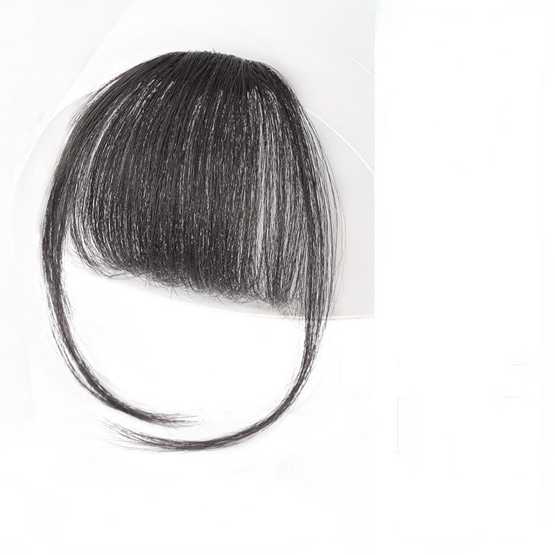 3d Fake Bangs Natural Forehead French Seamless Wig Piece