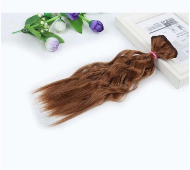 Diy Making Doll Wig Lolita Kerr in Light Brown