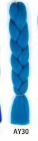 Fashion Dirty Braid Wig Monochrome Color Big in AY30