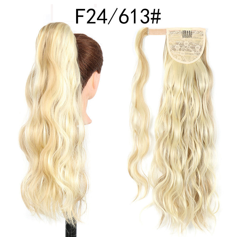 Invisible Velcro Big Wave Ponytail Curly Hair