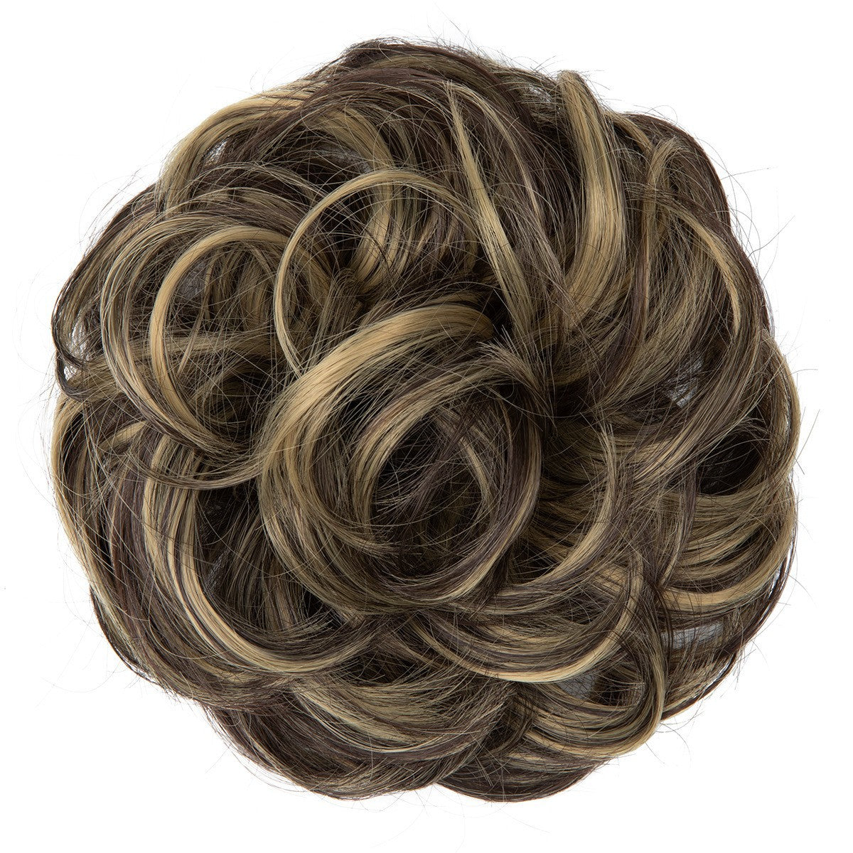High-temperature Silk Hair Tie Women's Bun Elastic Hairband Voluminous Natural Curls in 86H10