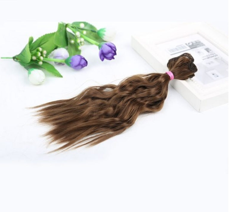 Diy Making Doll Wig Lolita Kerr in Bright brown