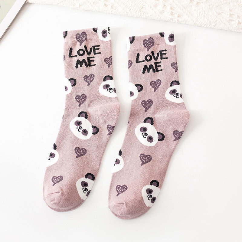 College Socks Sweet Medium in Black