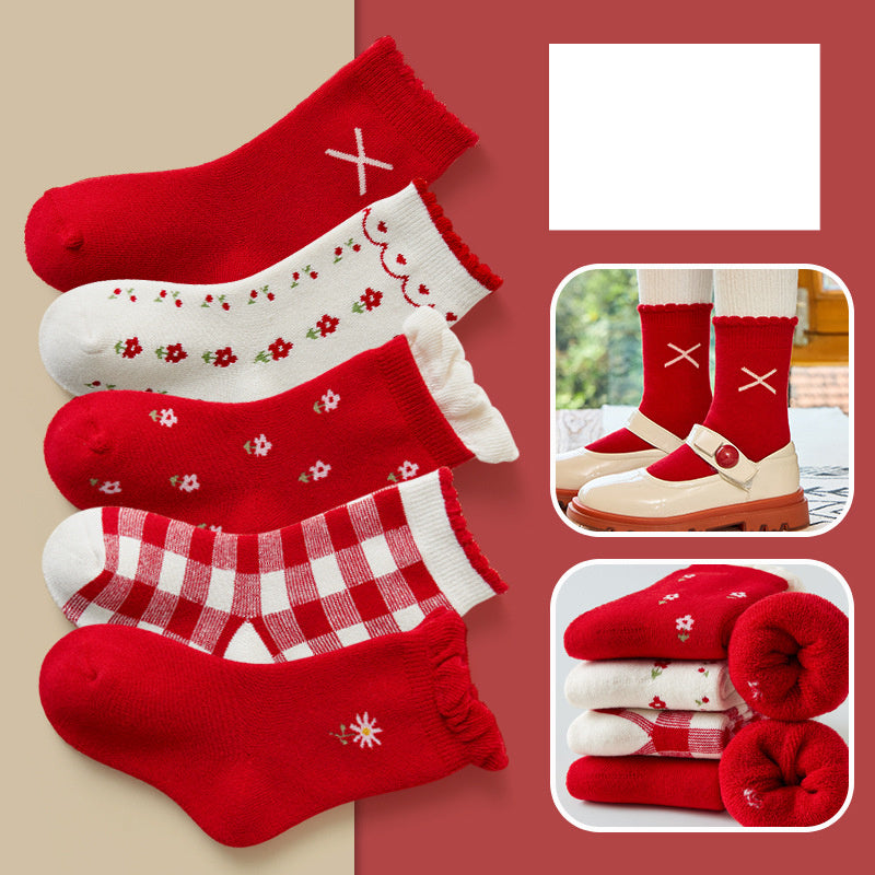 Fashion Thick Terry Socks Cartoon Casual Baby in ML20401