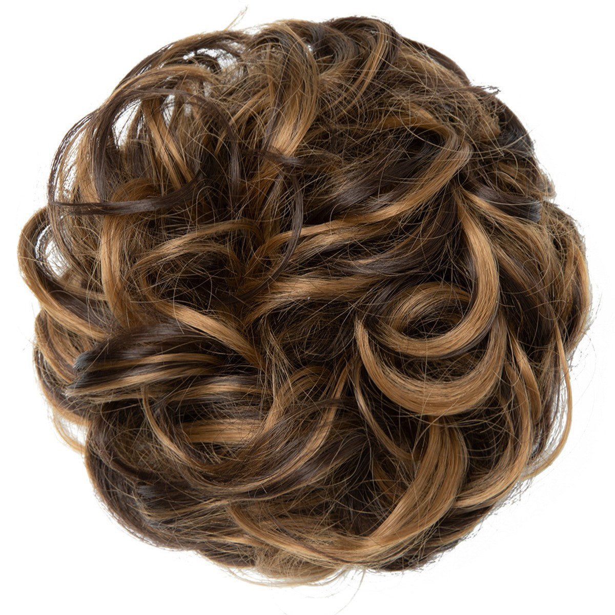 High-temperature Silk Hair Tie Women's Bun Elastic Hairband Voluminous Natural Curls in Style 1016