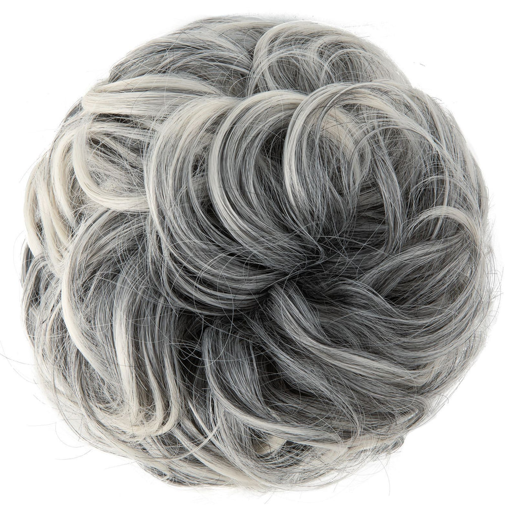 High-temperature Silk Hair Tie Women's Bun Elastic Hairband Voluminous Natural Curls in 4 Style