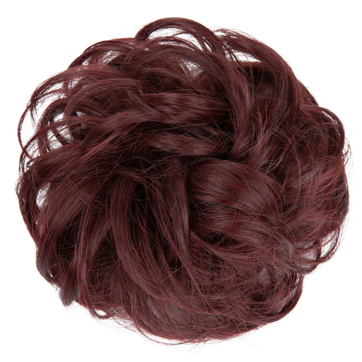 High-temperature Silk Hair Tie Women's Bun Elastic Hairband Voluminous Natural Curls