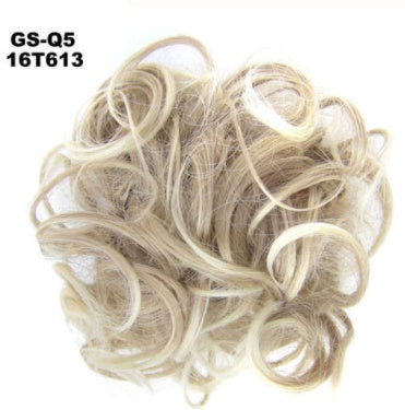 New Trendy Design Women Wavy Curly Messy Hair Bun Synthetic in 6AT88