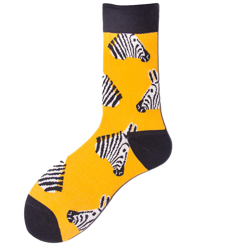 Men's Socks in Navy pineapple