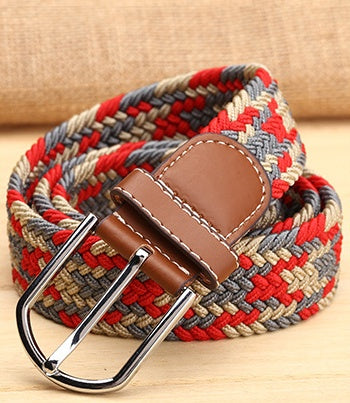 Elastic Woven Men's Belt in 3 Style