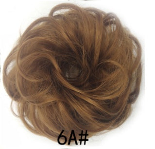 New Trendy Design Women Wavy Curly Messy Hair Bun Synthetic in 89 number
