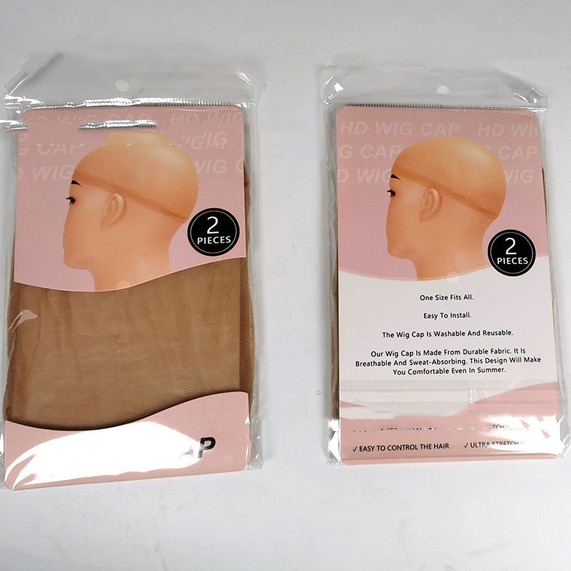 Hd Stretch Nylon Wigs Transparent Stocking Hair Net in Skin