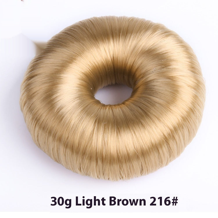 Fashion Donut Wig Updo Hair Accessories in 216 Light Brown 45g