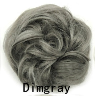 New Trendy Design Women Wavy Curly Messy Hair Bun Synthetic in 6AH27
