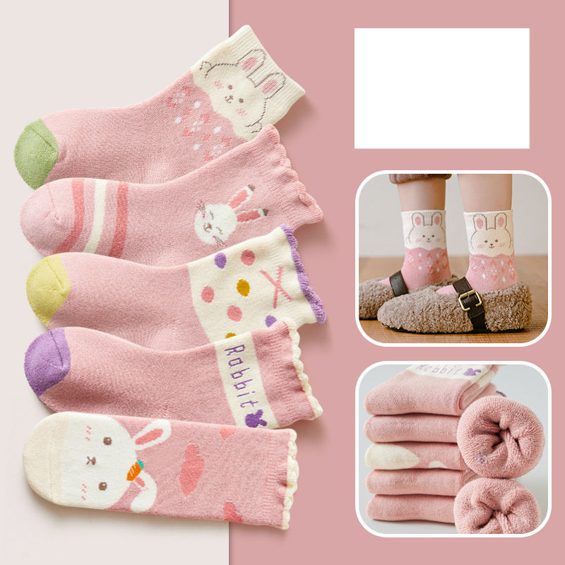 Fashion Thick Terry Socks Cartoon Casual Baby in ML20405