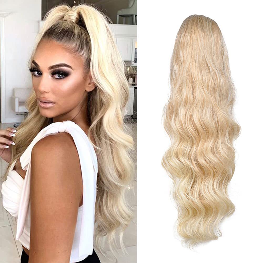 Invisible Velcro Big Wave Ponytail Curly Hair in 2