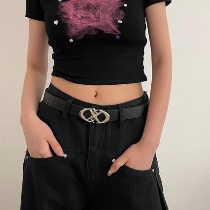 Jeans Belt Female Ornament All-matching in No 2