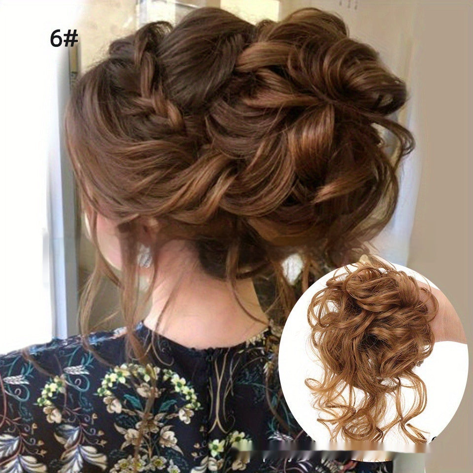 Ponytail Wig Female Short Hair Grip High Natural & Fluffy Simulation in 7 Style