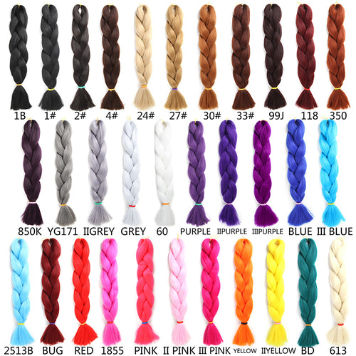 African Dyed Wig Braids Two-tone Ombre Synthetic Dreadlocks in M2