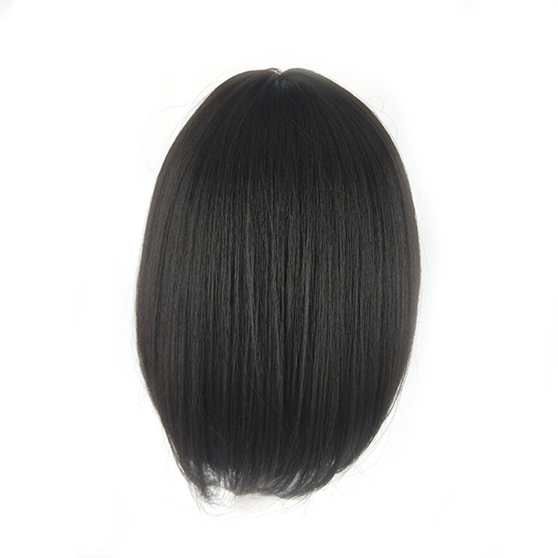 Wig Women Short Human Hair Wigs Bob Brazilian Black Remy in Light Brown