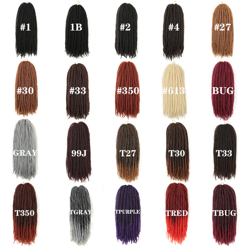 High Temperature Silk Medium Long Curly Hair in T1B BUG