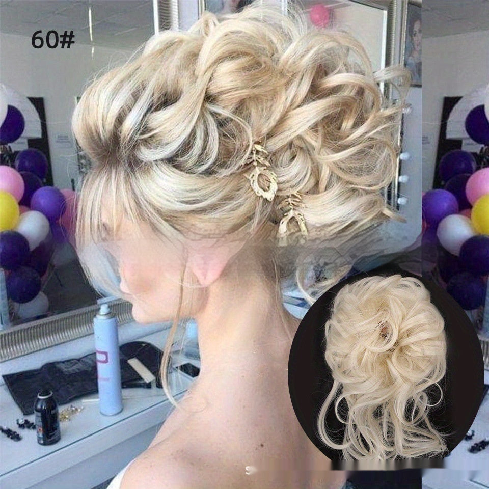 Ponytail Wig Female Short Hair Grip High Natural & Fluffy Simulation in 17 Style