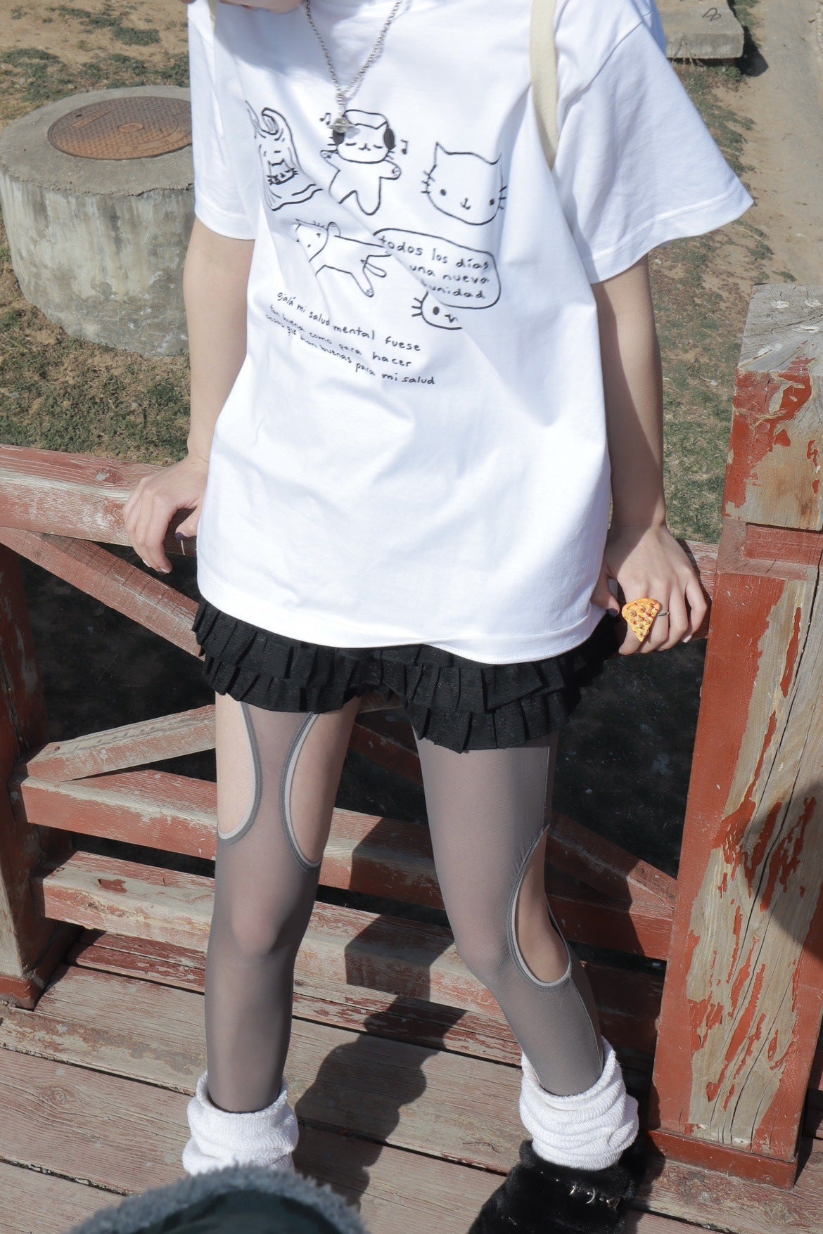 Summer Clothing Short Sleeve T-shirt Women in White