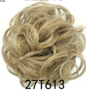 New Trendy Design Women Wavy Curly Messy Hair Bun Synthetic in M18 613