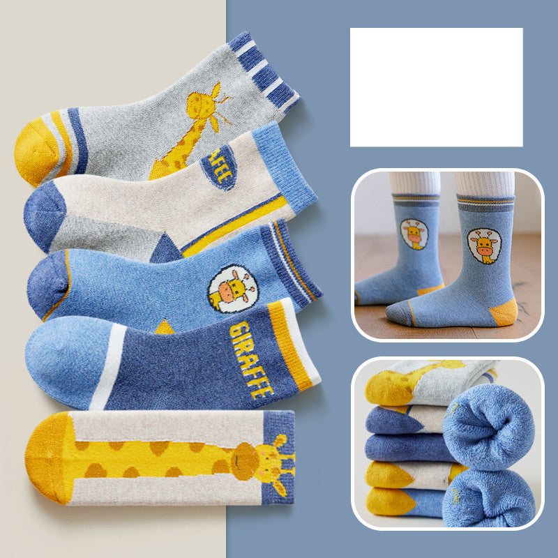 Fashion Thick Terry Socks Cartoon Casual Baby in ML20402