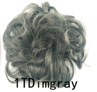 New Trendy Design Women Wavy Curly Messy Hair Bun Synthetic in M2 30