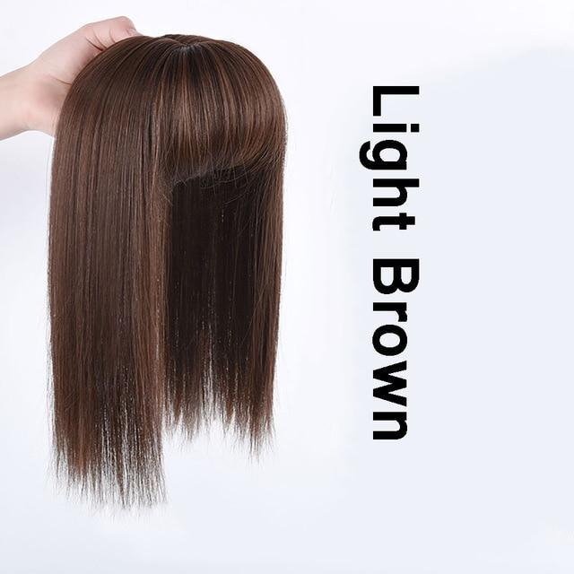 Natural Breathable Invisible Seamless Wig Hair Block in Natural black