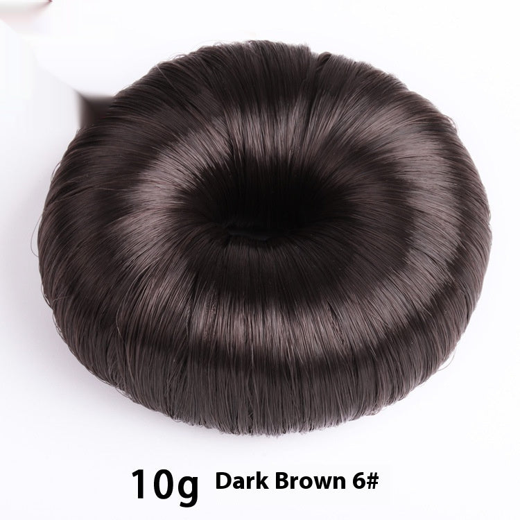 Fashion Donut Wig Updo Hair Accessories in 6 Dark Brown 15g