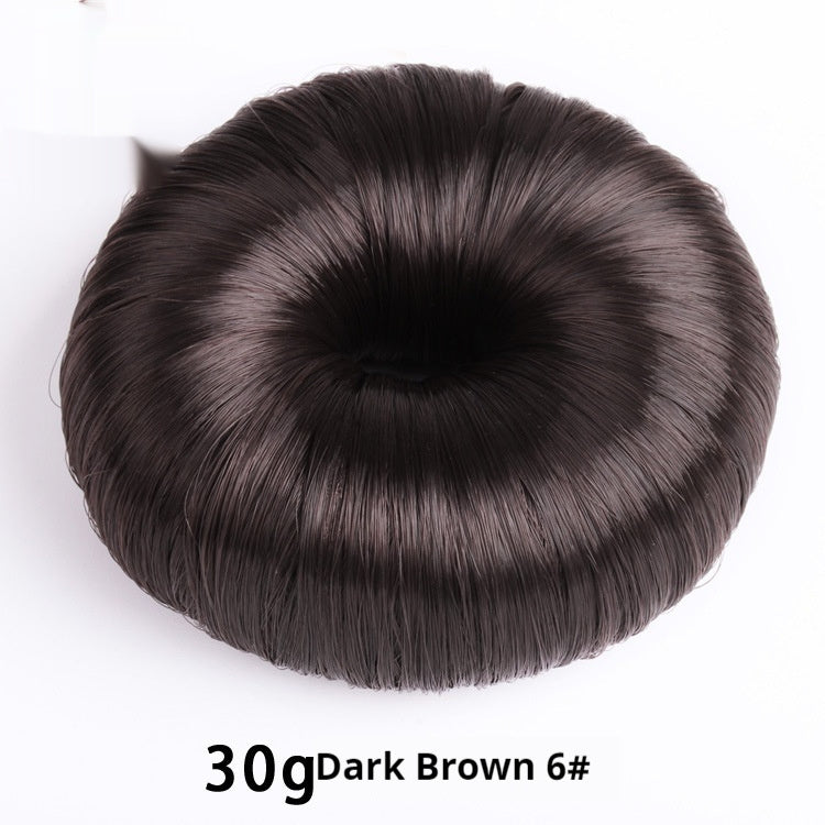 Fashion Donut Wig Updo Hair Accessories in 6 Dark Brown 45g