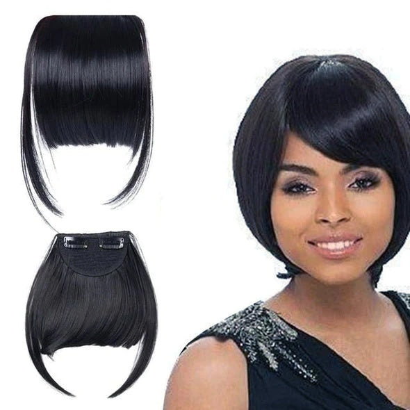 Wig Female Air Bangs Sideburns Qi in GOLDEN BROWN