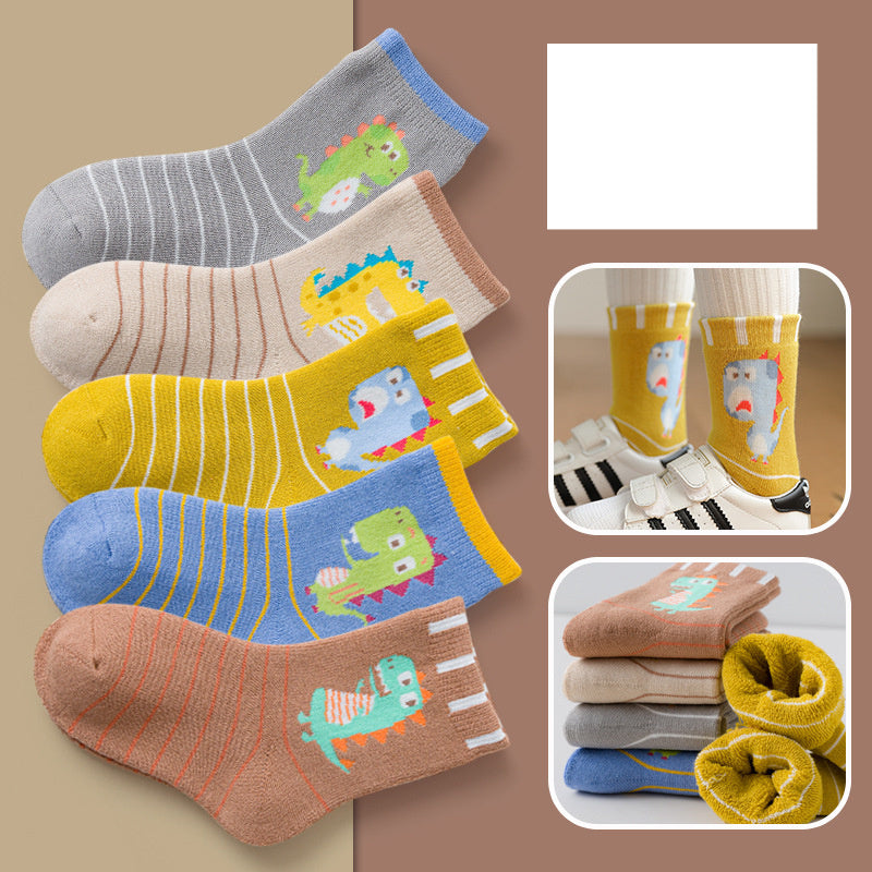 Fashion Thick Terry Socks Cartoon Casual Baby in ML20401