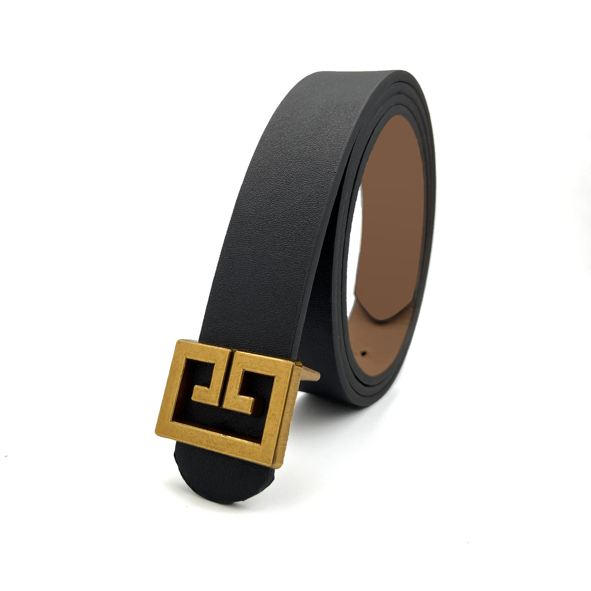 Women's Bronze with Decorative Belts for Clothes in Black